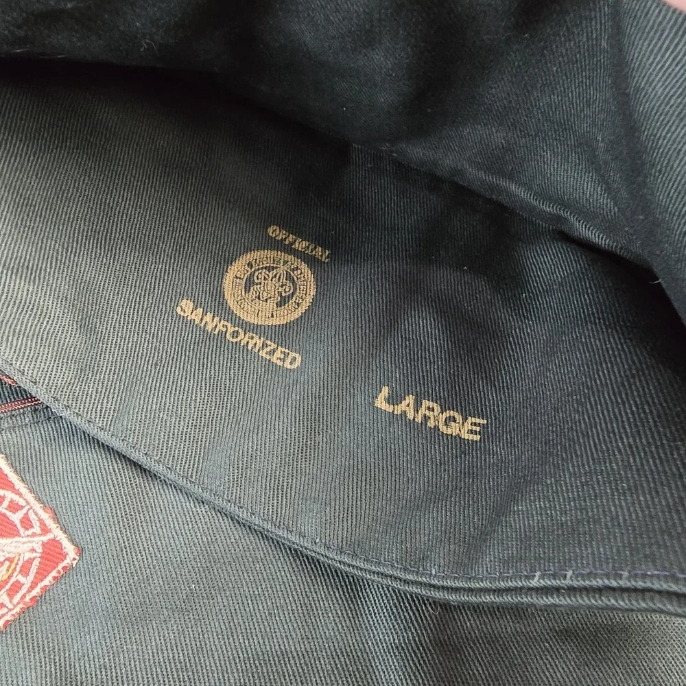 2 - Vintage Explorers Sanforized Garrison Hat LARGE Size Boy Scouts BSA
